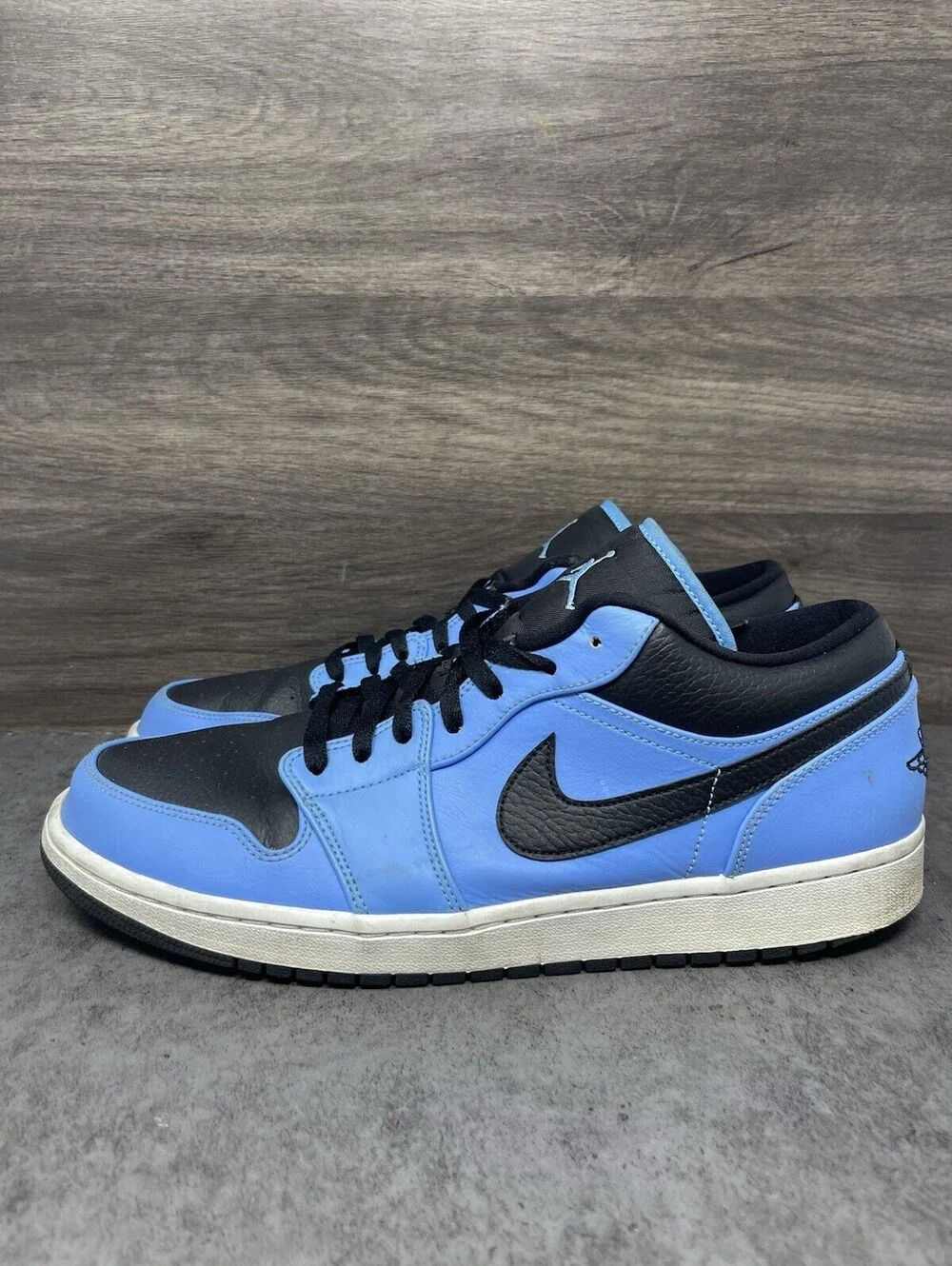 Air Jordan 1 Low University Blue Size 13 Mens Basketball Shoes 553558-403